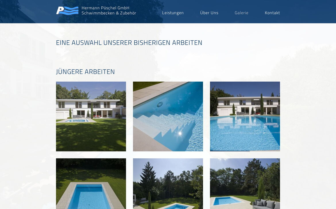 Web design reference pueschel-gmbh.de – Construction & crafts