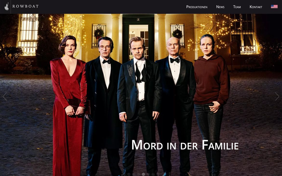 Webdesign-Referenz rowboat.tv – Foto, Film & Video