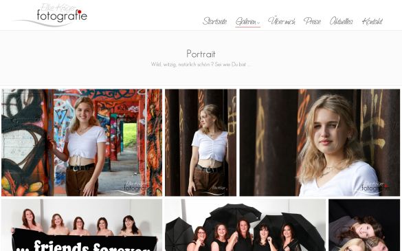 Webdesign-Referenz fotostudio-elke-krueger.de – Foto, Film & Video
