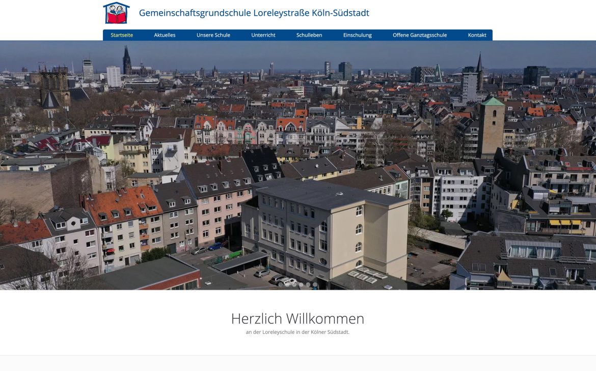 Webdesign-Referenz ggs-loreleystr.de – Schulen