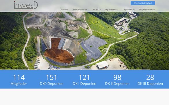 Webdesign-Referenz inwesd.de – Vereine & Institutionen