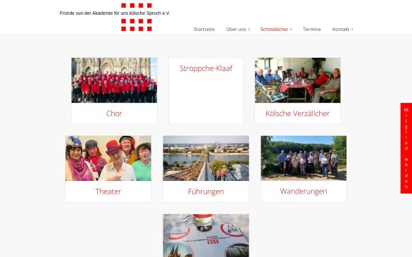 Webdesign-Referenz fruende-akademie.de – Vereine & Institutionen