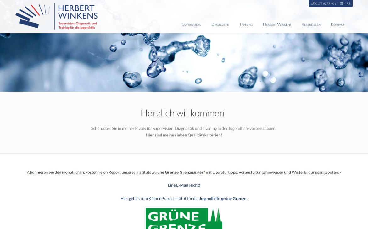 Webdesign-Referenz supervision-jugendhilfe.de – Coaching & Training