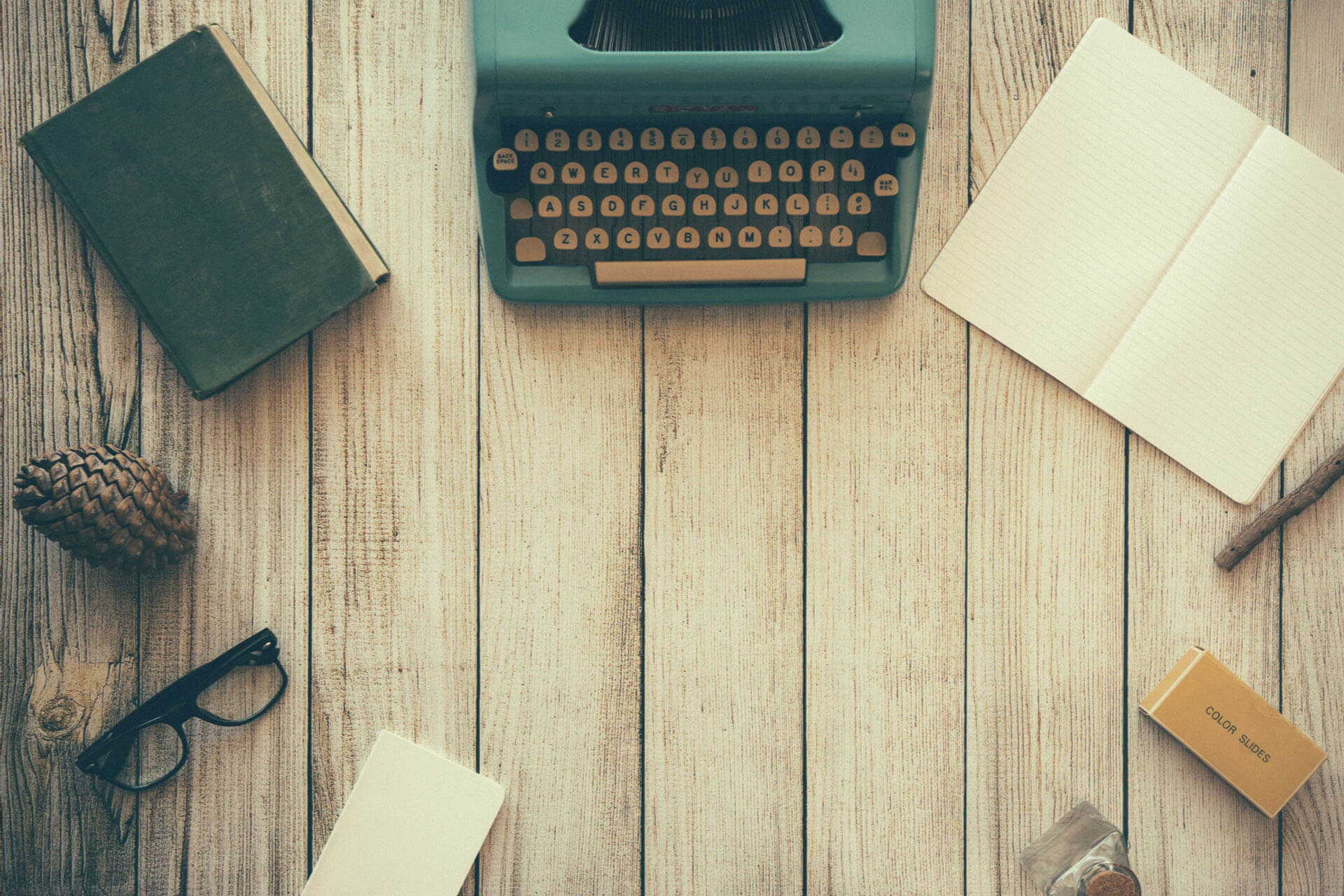 Typewriter – symbolic image for good SEO copywriting