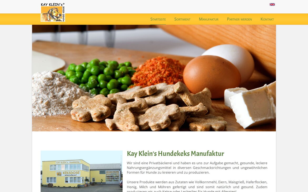 Webdesign-Referenz kayklein.de – Shops