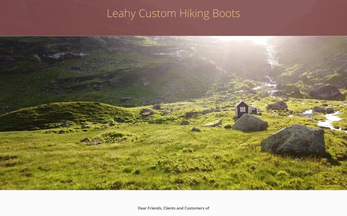 Webdesign-Referenz custom-hiking-boots.com – Shops