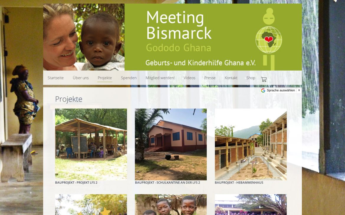 Webdesign-Referenz meeting-bismarck.de – Vereine & Institutionen