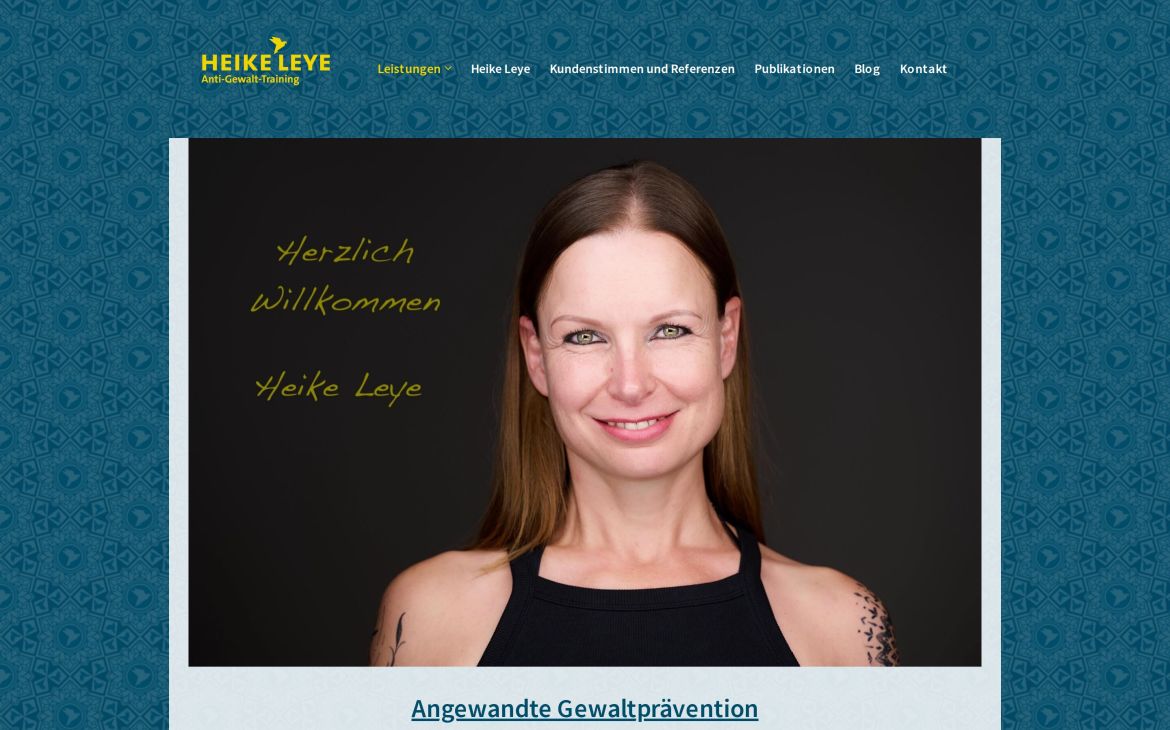 Webdesign-Referenz heikeleye.de – Coaching & Training