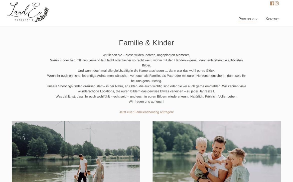 Webdesign-Referenz deichlicht.com – Foto, Film & Video